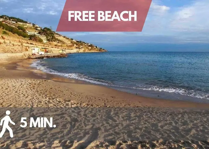 200m From The Sea, 3 Min From Porto Sole 圣雷默